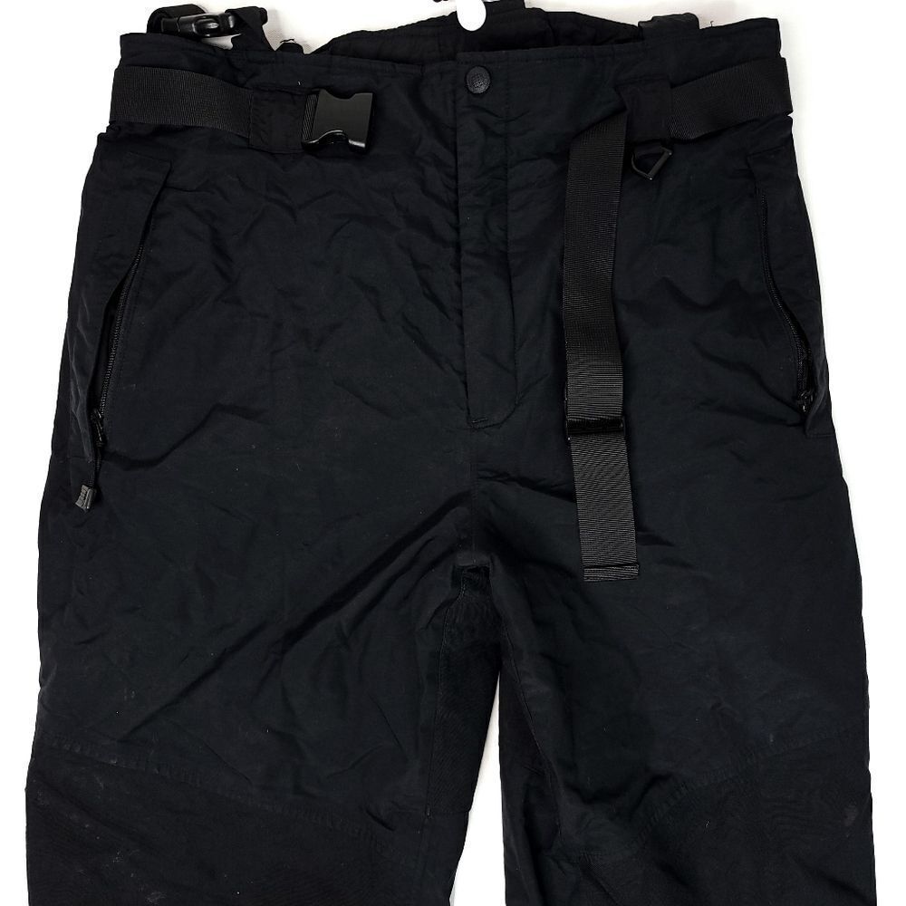 Cabelas Gore-Tex Black Snow Bibs Overalls Mens Large Tall Black Nylon Outdoors - Picture 2 of 8